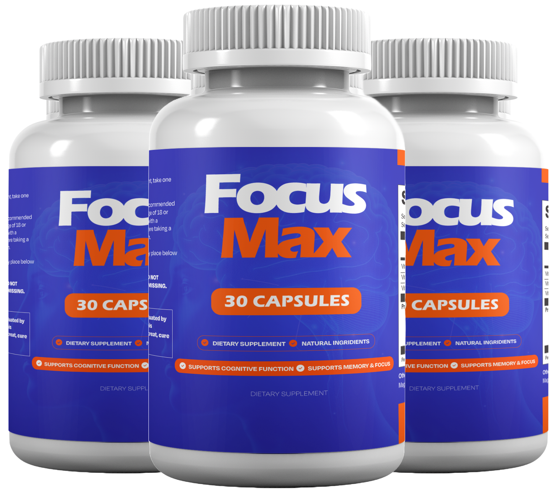 FocusMax three bottle package