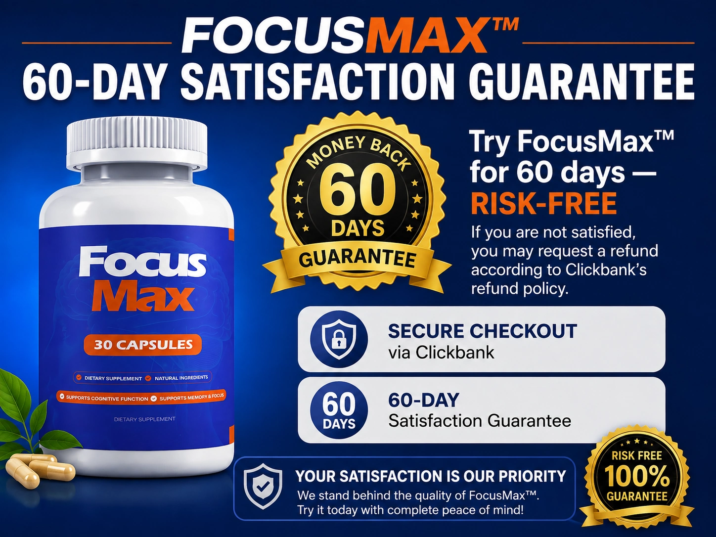 60-day money-back guarantee badge